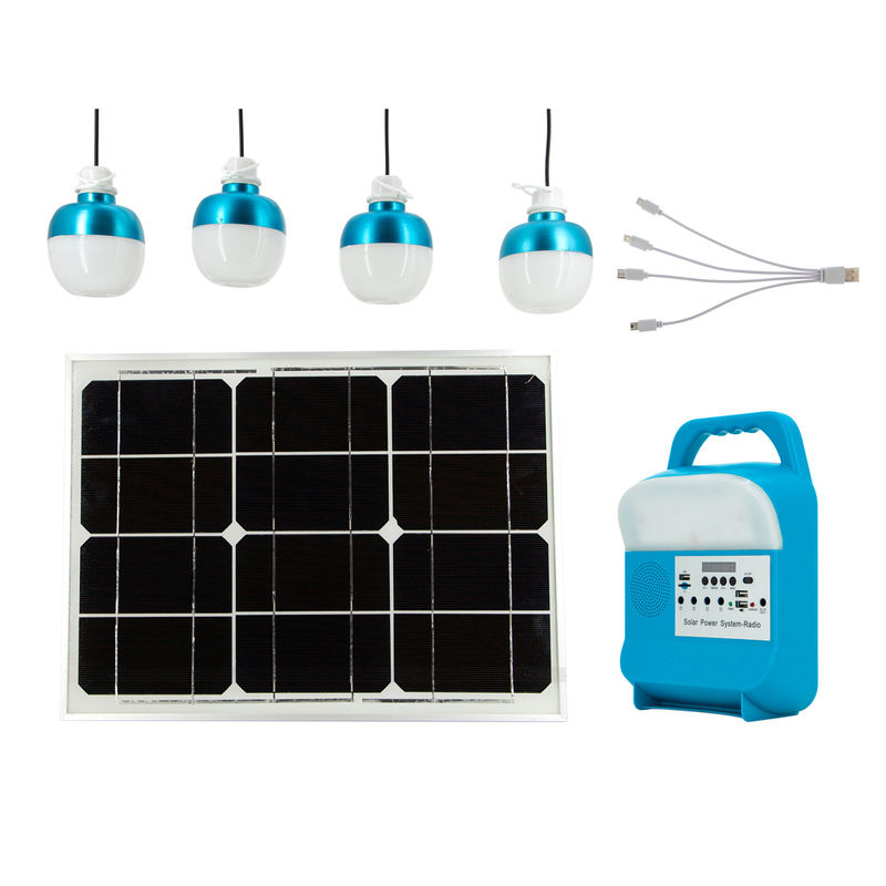 High Quality Home Solar Energy Lighting System All In One Solar System Indoor With 3pcs Light Bulb