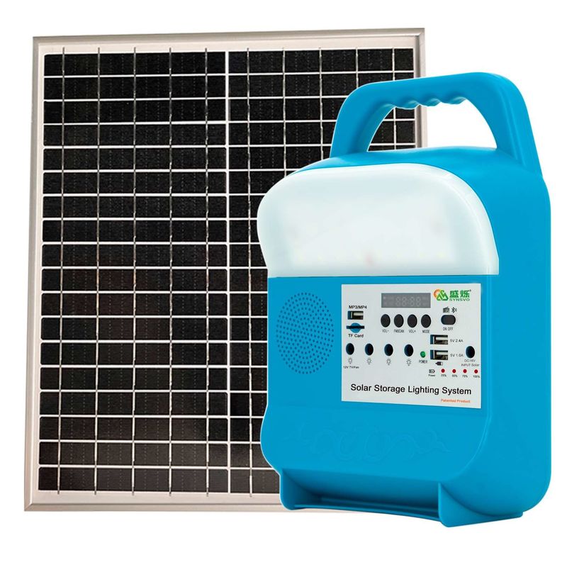 Portable Offgrid Solar Home Lighting Power For Panel Energy Complete 12V Generator