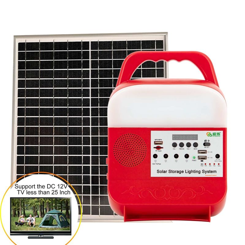 Portable Rechargeable Solar Light Kits System Home Mini For Small House Indoor