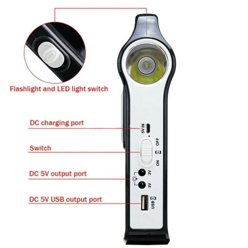 High Efficiency Portable Solar Energy Lighting Kit Panel Mini Off Grid For Home
