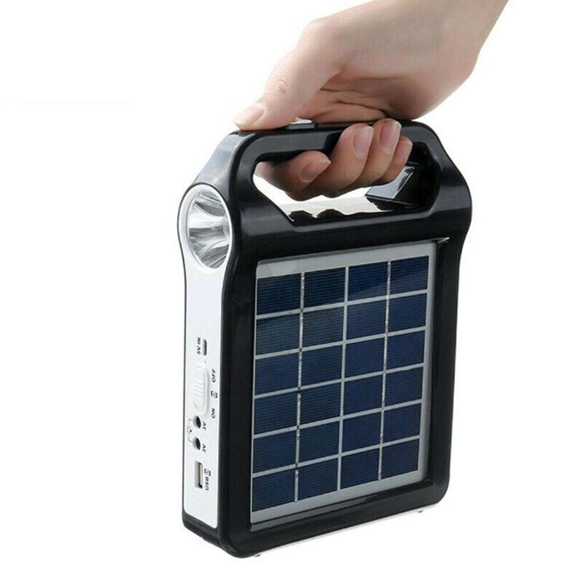 High Efficiency Portable Solar Energy Lighting Kit Panel Mini Off Grid For Home