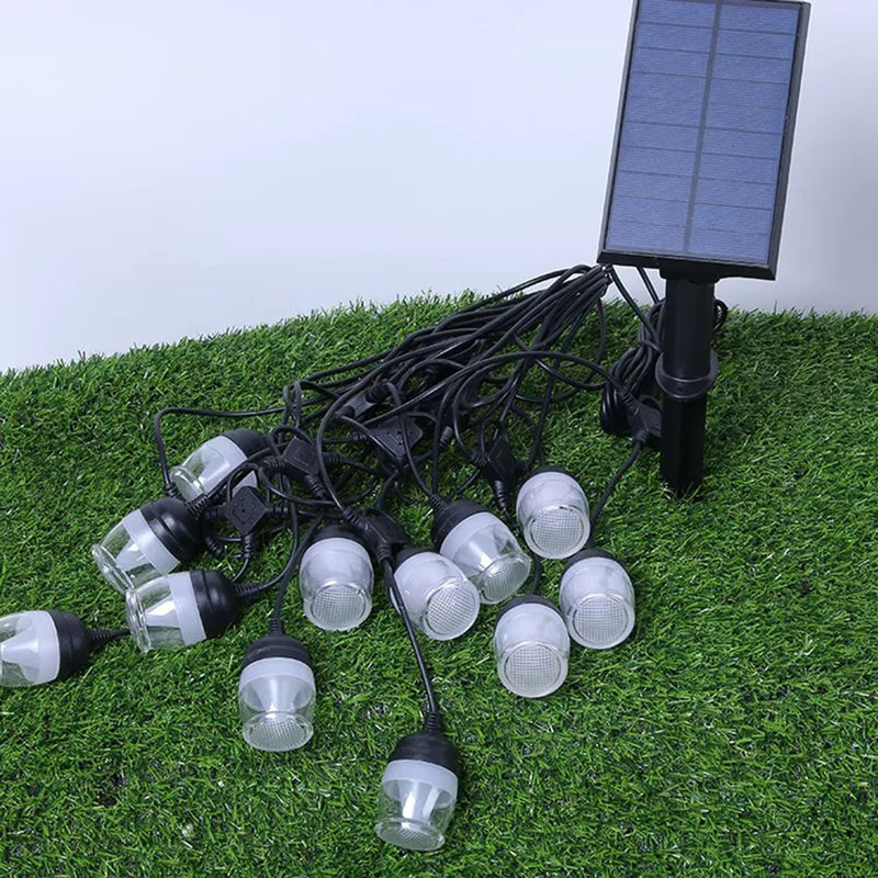 Vintage Bulbs Solar Outdoor String Lights Commercial Waterproof Decorative Patio Led