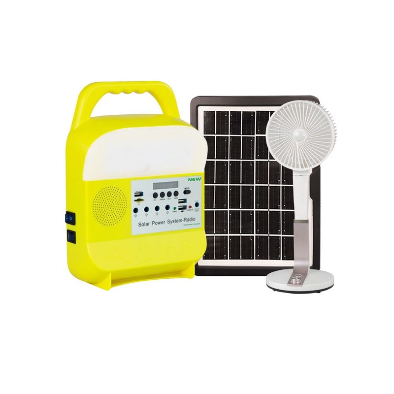 5W Complete Off Grid Solar Portable Led Lighting For Home Energy Generating