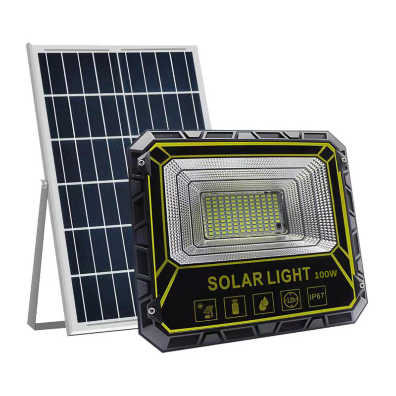 High Efficiency Super Bright Solar Flood Light Outdoor Focus Led Solar Street 100W