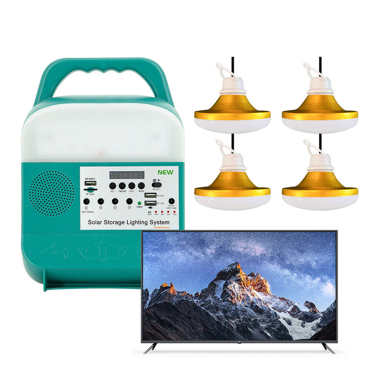 Small Solar Light Kits 10h Working Time For Outdoor Lighting Solar Camping Light With Power Bank