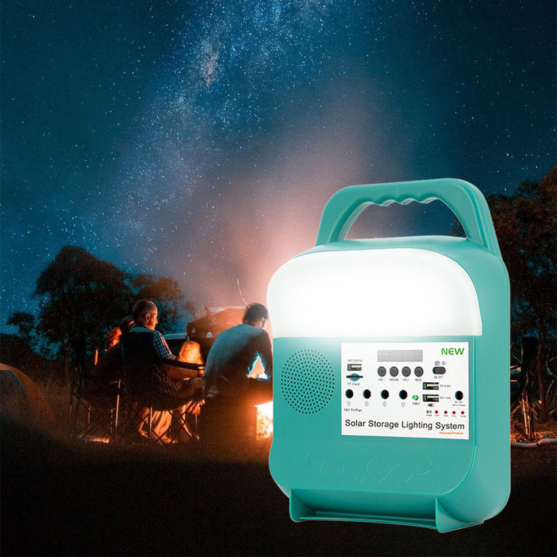Small Solar Light Kits 10h Working Time For Outdoor Lighting Solar Camping Light With Power Bank