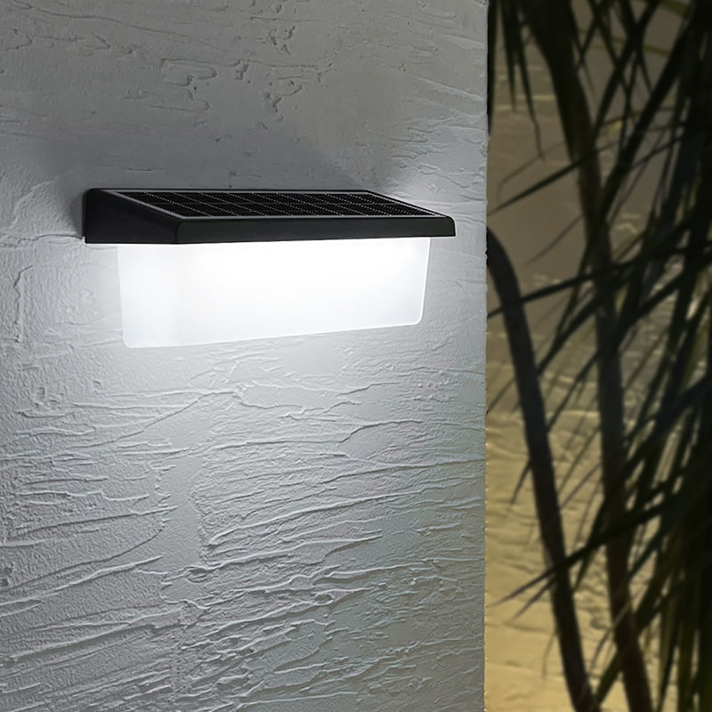 IP65 Waterproof Solar Wall Light With 80 CRI For Outdoor Use Wall Fence Garden Waterproof Outdoor Led