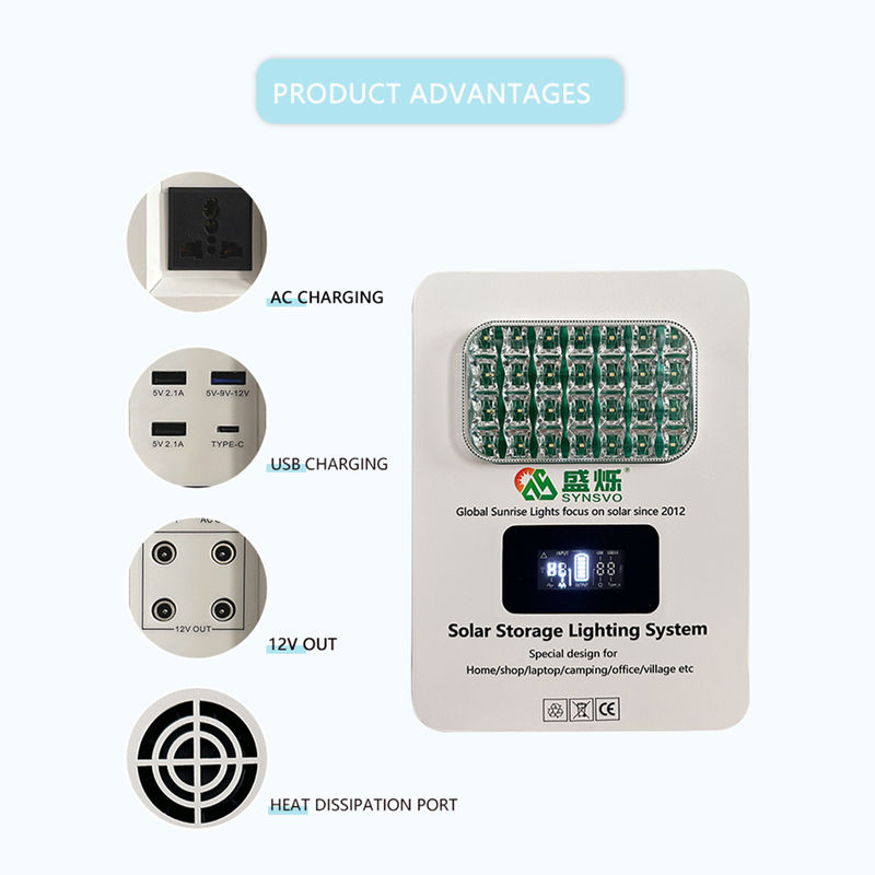 180W/300W Solar Panel Energy System IP65 Junction Box Off Grid Hybrid Solar Inverter