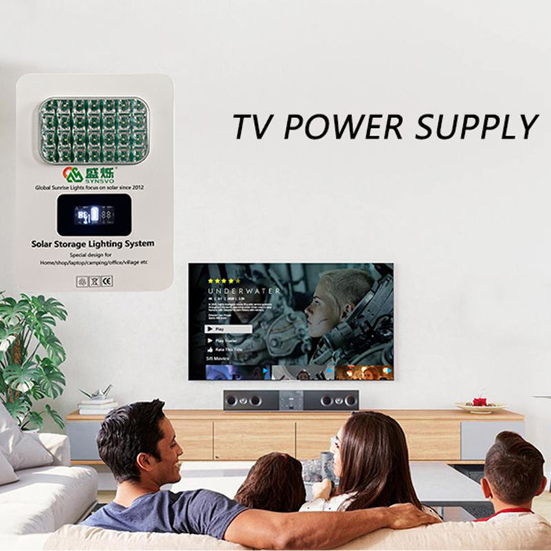 IP65 40W/60W 16V Solar Panel Energy System With Off On Grid Solar Inverter With Lithium Battery