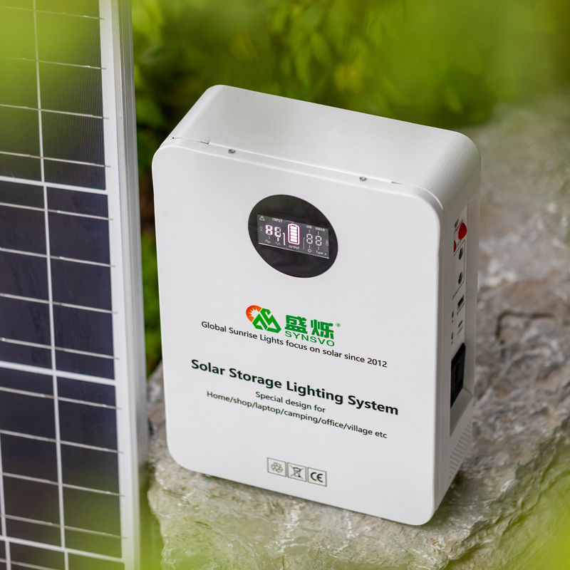 300W Power Capacity Portable Solar Generators With Monocrystalline Solar Panels Solar Generator To Run Refrigerator