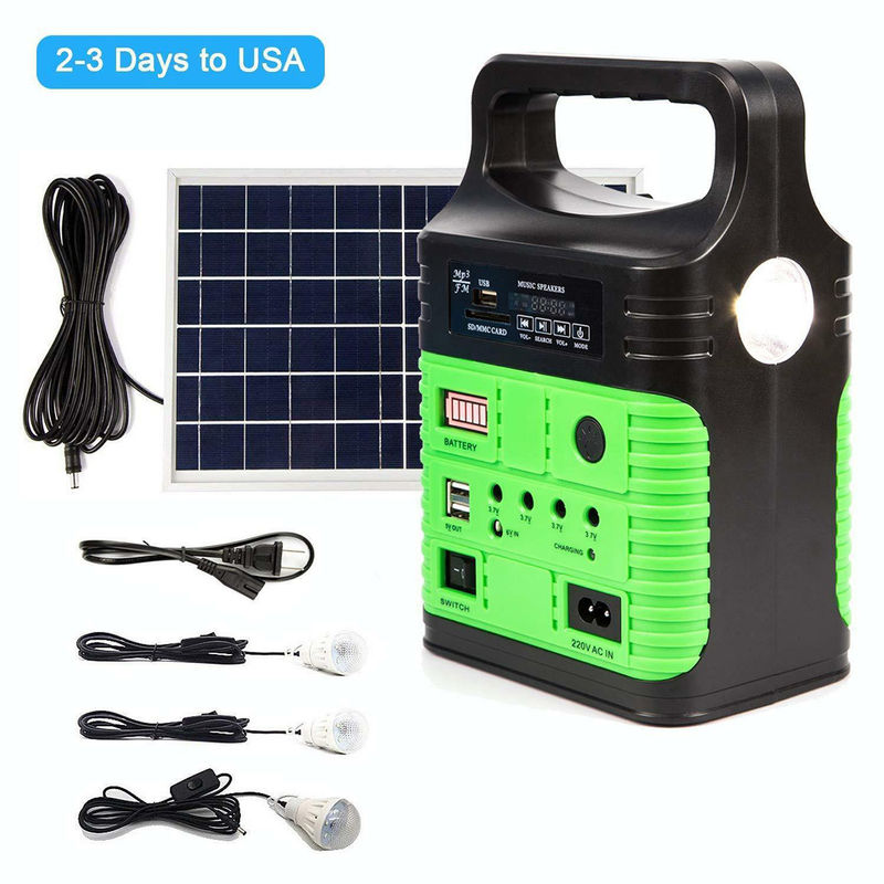 7500mah Lithium Battery Led Solar Emergency Light Durable Performance Solar Energy In Homes