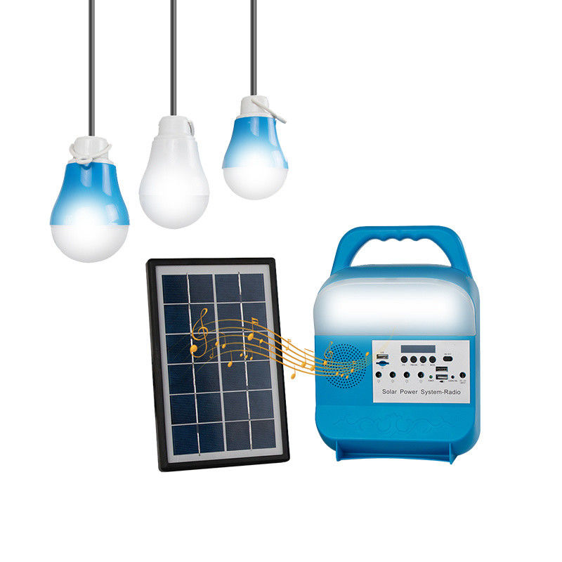 Solar Power Lighting System solar charger with Radio portable solar panels panel solar system