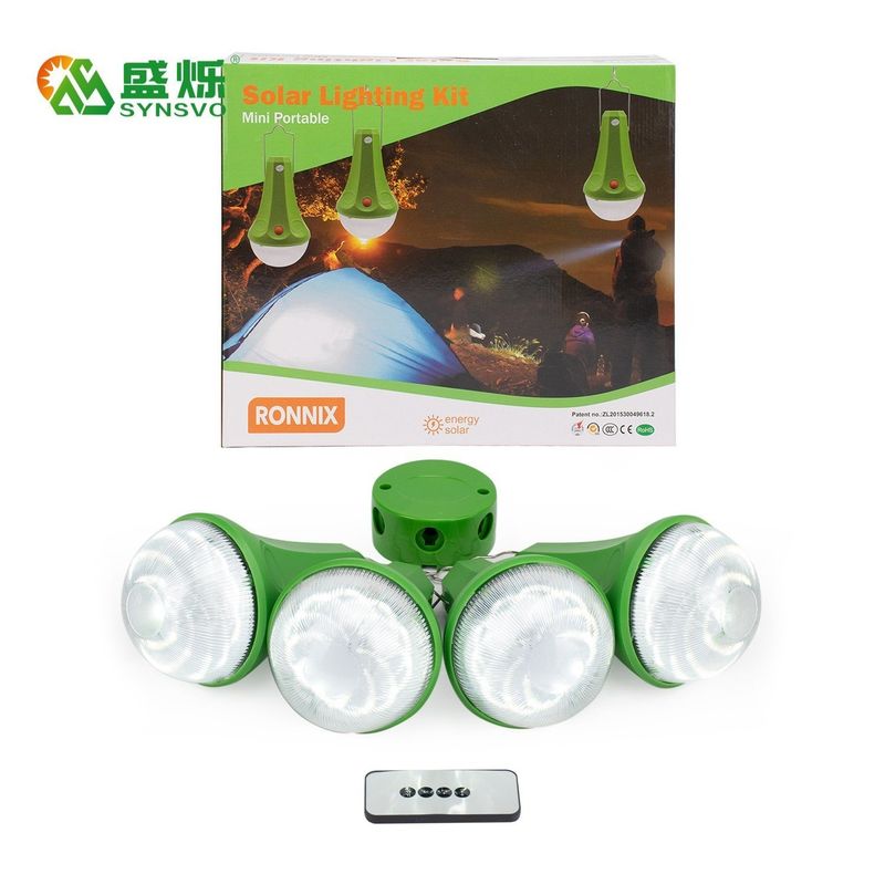 Remote Control 435lum Solar Mini Home Lighting System 14Hrs To 48Hrs Working Time