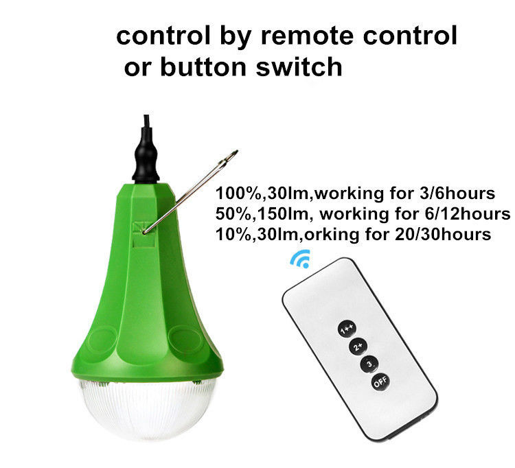 Remote Control 435lum Solar Mini Home Lighting System 14Hrs To 48Hrs Working Time