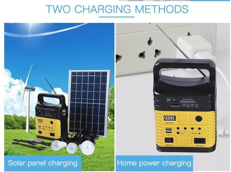 10W Solar Lamp Solar FM Radio Solar Indoor Lighting 3790 Global Sunrise Lights