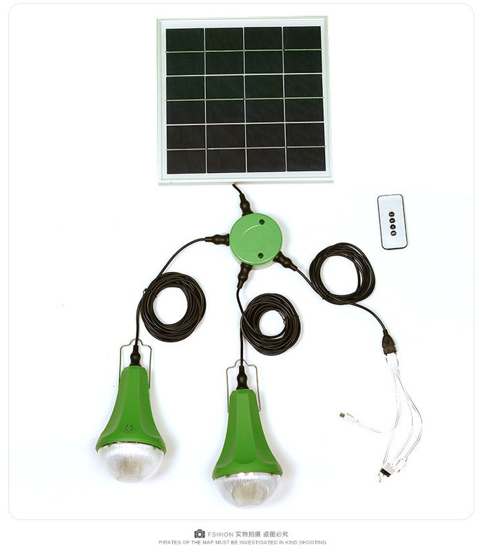 Global Sunrise 6W 6V Solar Panel Led Light Kit 11Hrs To 30Hrs Working Time