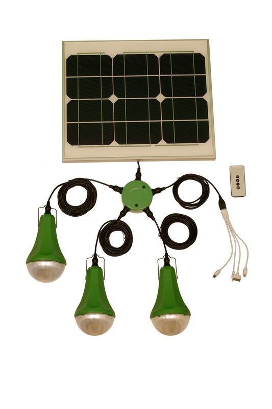 Solar Power System Solar Panel Mini Home Lighting System with Mobile Charger SRE-88G-3