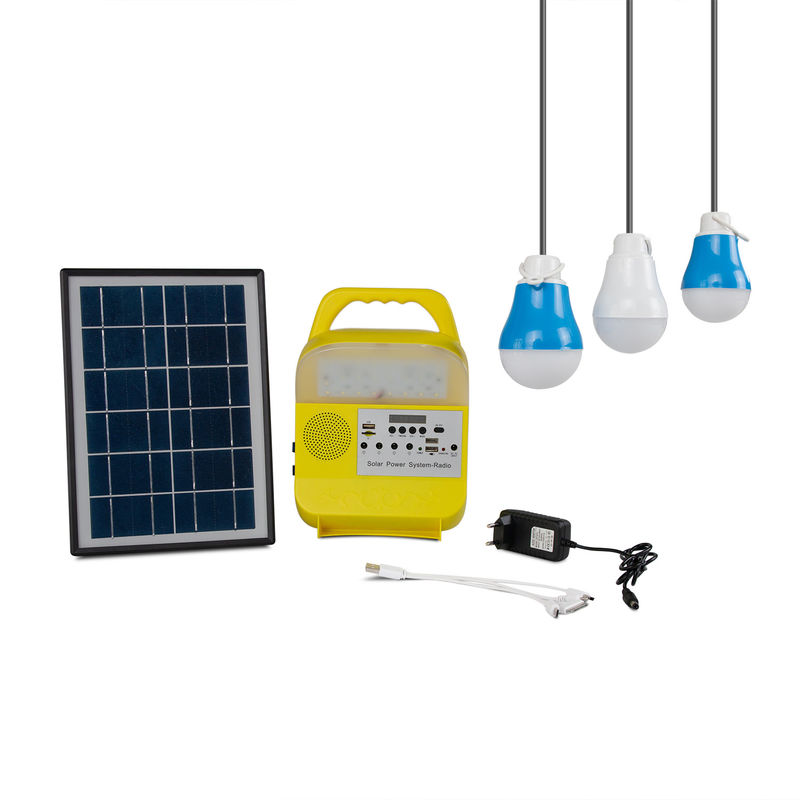 6000mAh Portable Solar Camping Light 2.3kg Indoor Rechargeable Mini 3.7V