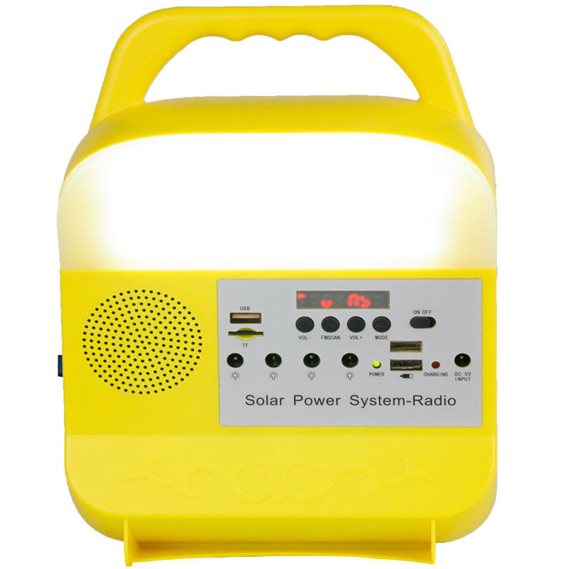 Solar Power Lighting System solar charger with Radio portable solar panels panel solar system