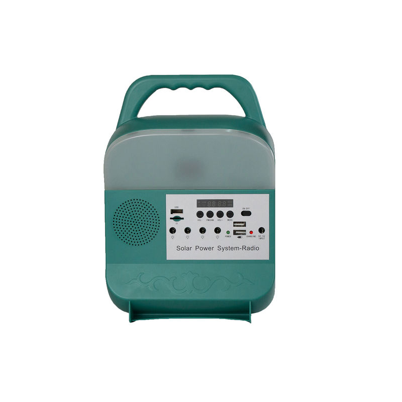Outdoor Colorful 5W Solar Panel Led Lights With Rechargeable Battery