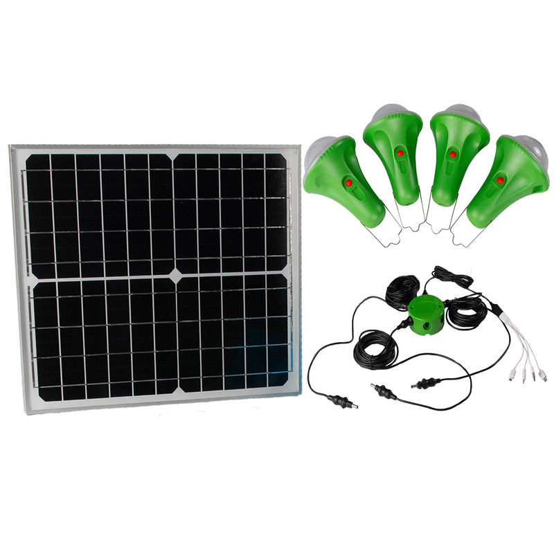 Portable Solar Residential Light 8000mah Battery Lights Solar Panel light 4lamps SRE-99G-4