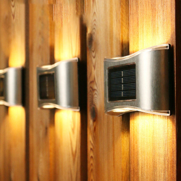 Global Sunrise 5V 1W Solar Garden Wall Lights For Outdoor Decorative