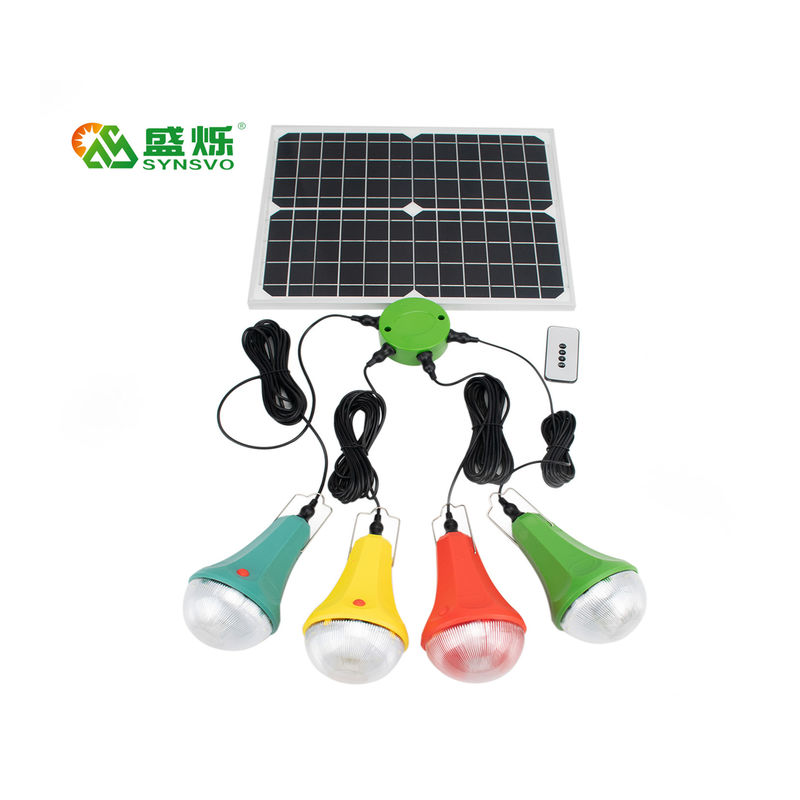 20W 5V Mono Panel 52SMD LED Portable Solar Bulbs With Battery On Grid Solar System