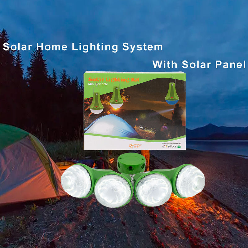 20W 5V Mono Panel 52SMD LED Portable Solar Bulbs With Battery On Grid Solar System