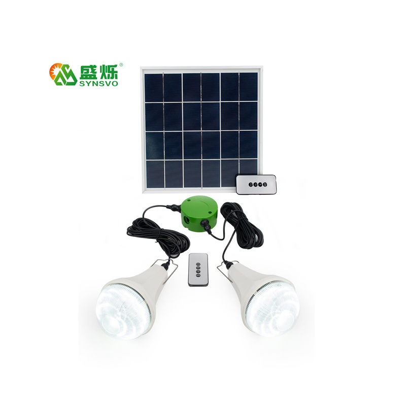 Solar Rechargeable Led Bulb Emergency Lamp Solar Power Panel With Bulb Solar Lights Indoor Bulb Set