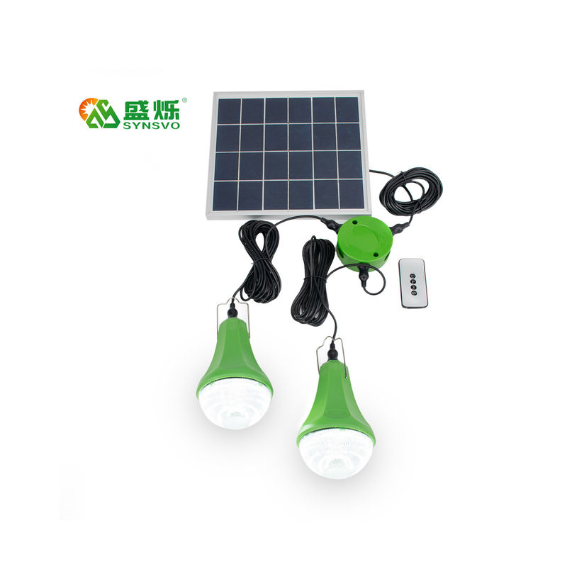 Solar Rechargeable Led Bulb Emergency Lamp Solar Power Panel With Bulb Solar Lights Indoor Bulb Set