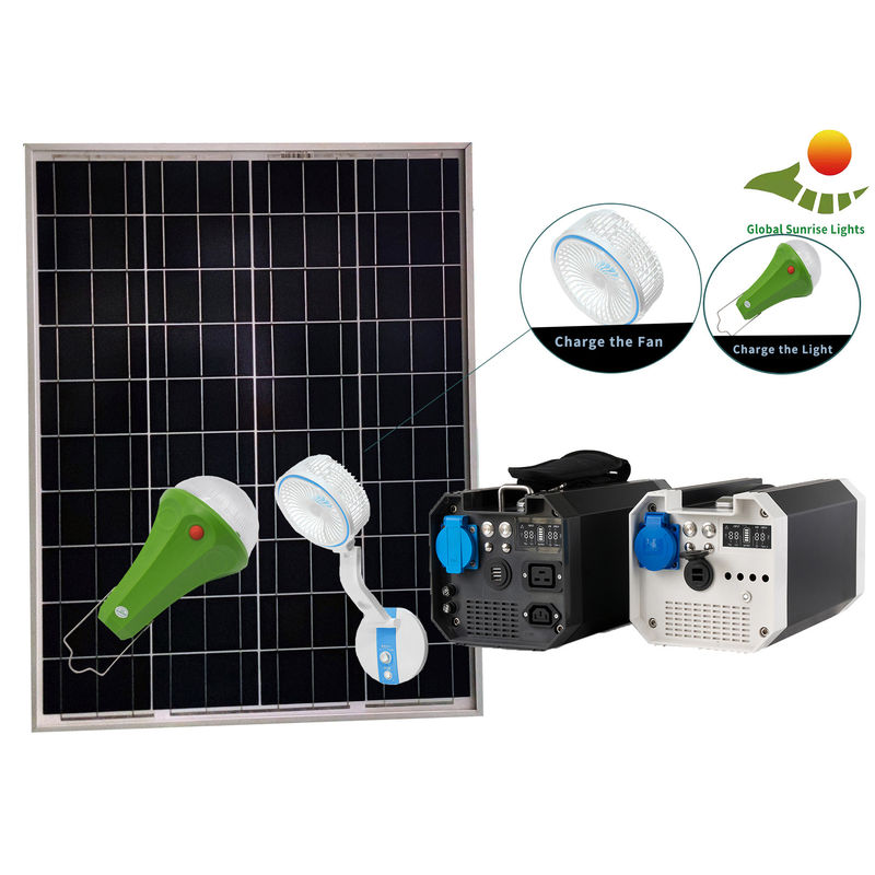 99.9% MPPT 500W Small Portable Solar Power Generator With Solar Panel