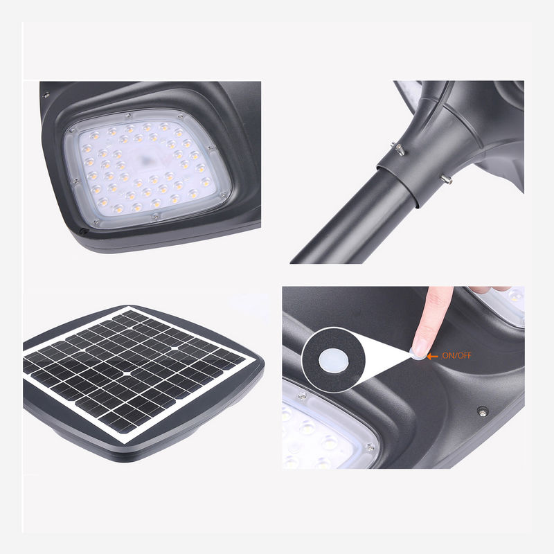 IP65 Waterproof Clover LED Solar Street Light Power Sensor Garden Lamp 3500K DC 6V