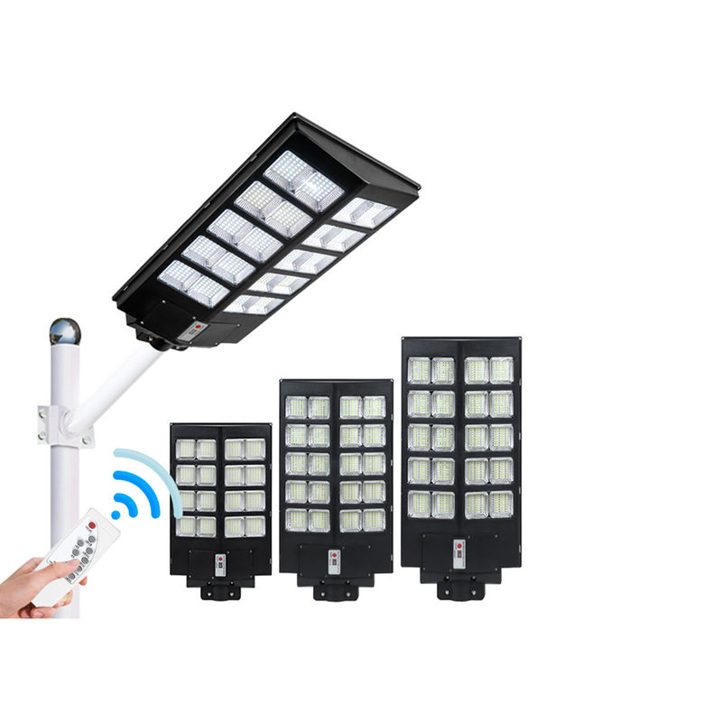 Motion Sensor Streetlight ABS Waterproof IP65 100w 300w Integrated Outdoor Solar Street Light
