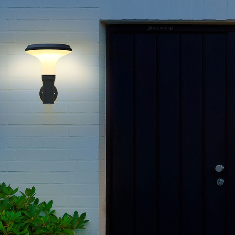 Waterproof Porch Lamp Wall Mounted Aluminum Exterior Wall Lamp Small Outdoor Lamp For Garage Door