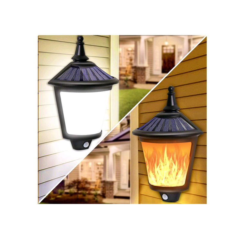 Yard Flickering Flames Wall Lights Outdoor Decorative Hanging Fire Moving Led Lantern