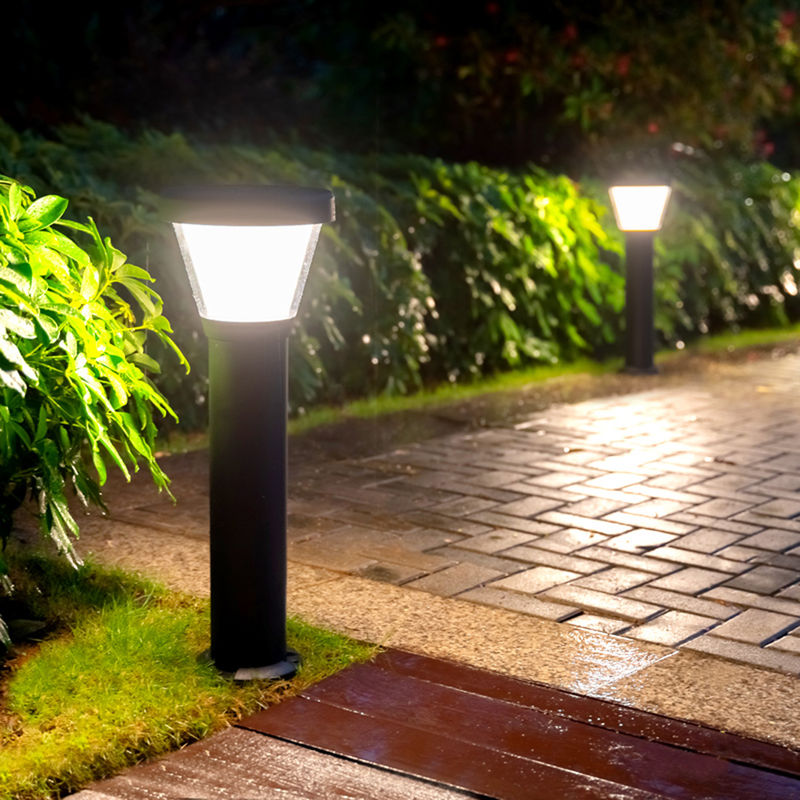 Mono Crystal Silicon 5V Solar Garden Light Decorative All In One Park Lamps