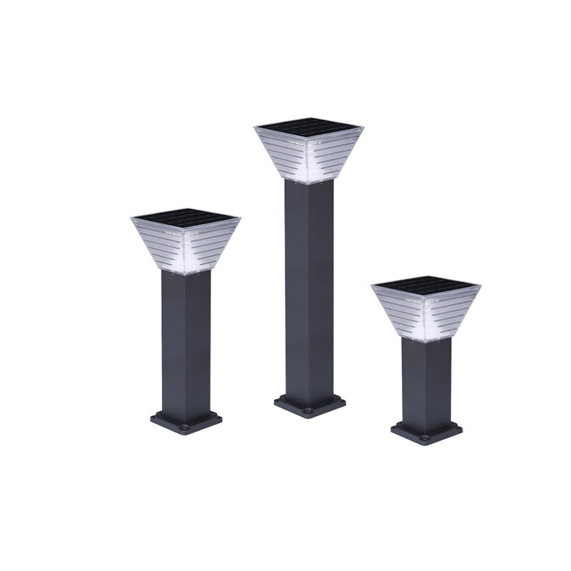 Minimalist 7W LED Solar Garden Light Landscape Decoration Bollard LED Lawn Lighting
