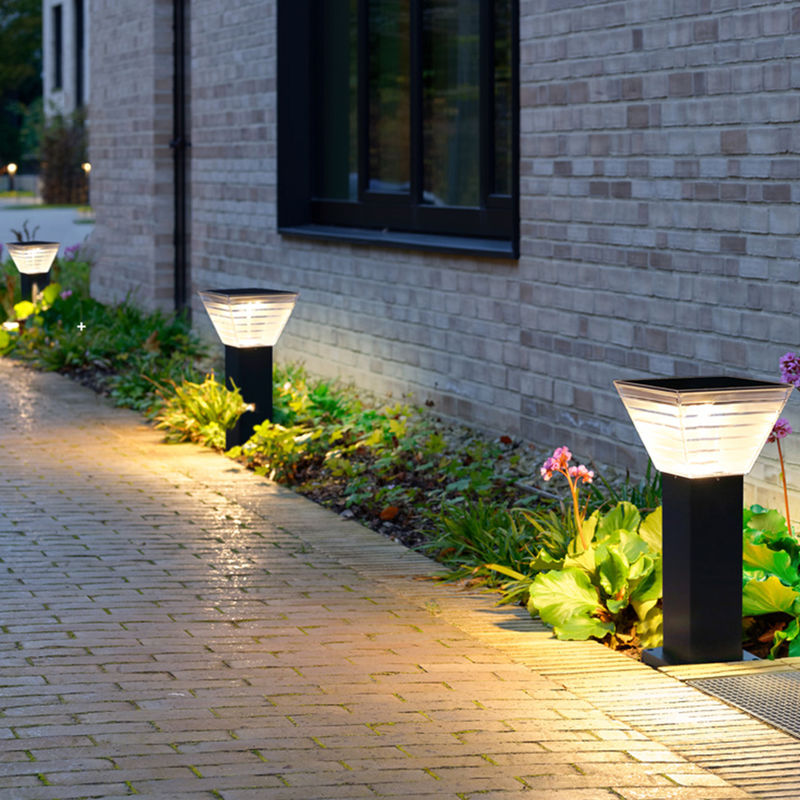 Minimalist 7W LED Solar Garden Light Landscape Decoration Bollard LED Lawn Lighting
