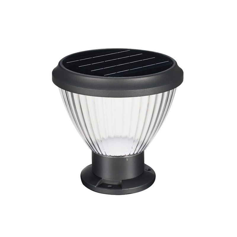 Garden LED Solar Outdoor Waterproof Decoration All In One Lamp Pillar Light