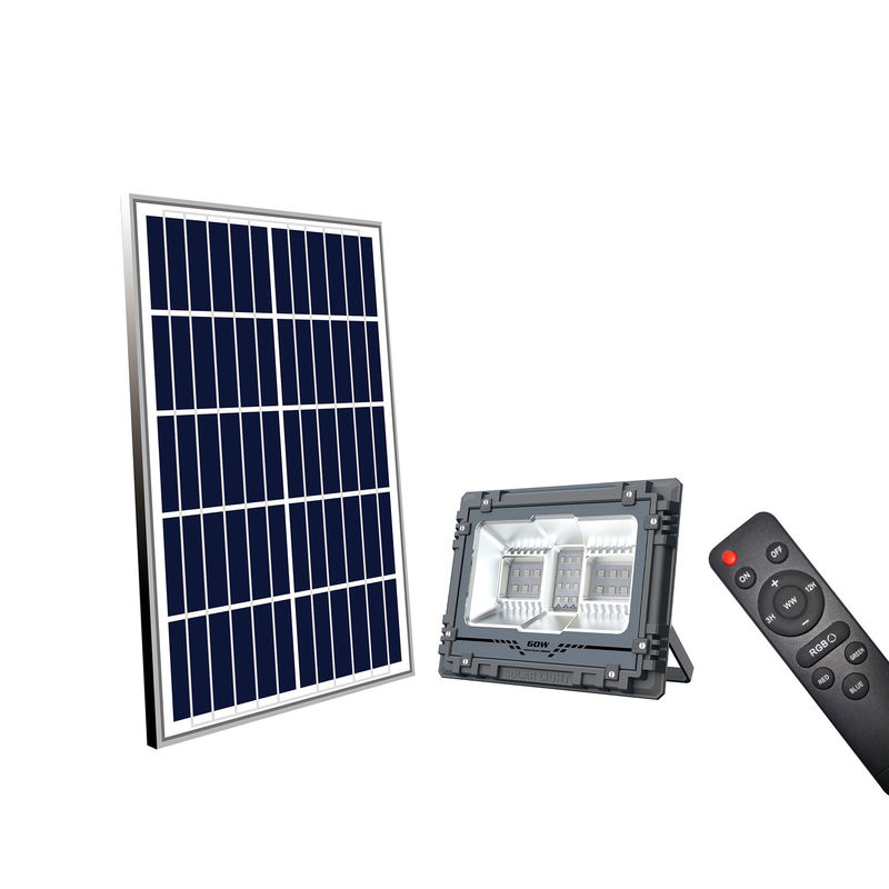 Smart APP Control RGB Color Changing Exterior Outdoor Floodlights Solar Power