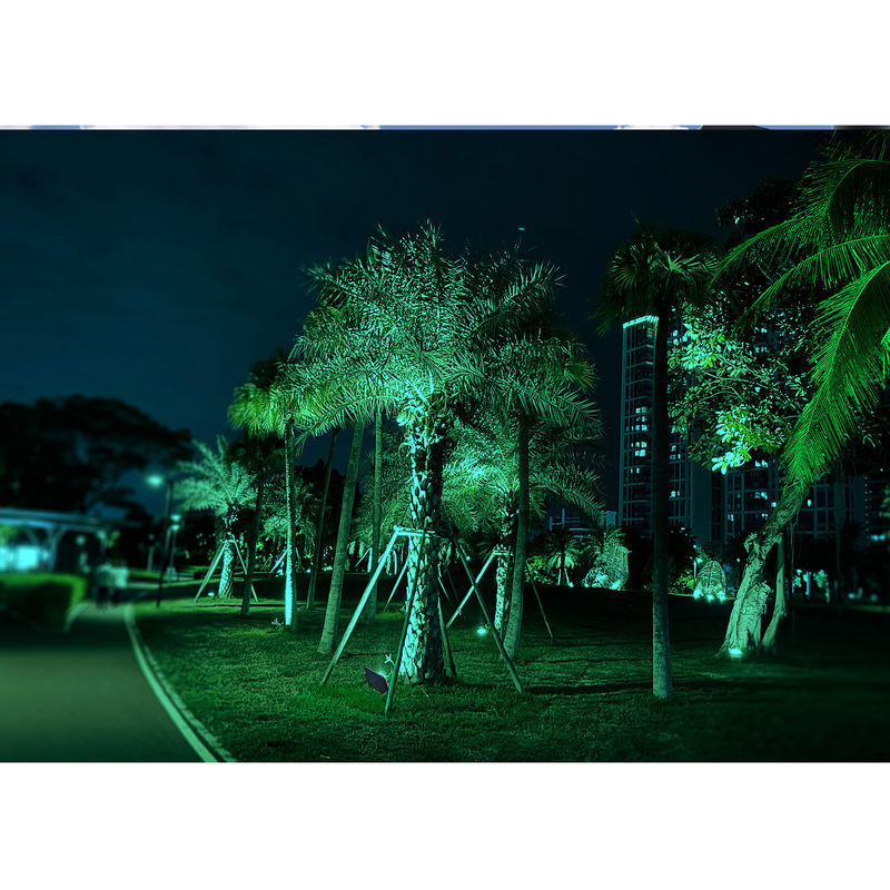 Smart APP Control RGB Color Changing Exterior Outdoor Floodlights Solar Power