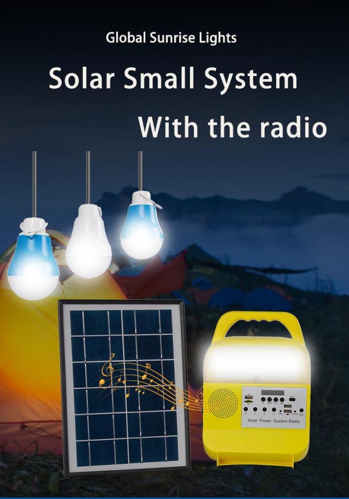 Chargeable Portable LED Solar Energy Small System Reading Entertainment Lighting Multifunctional Lamps