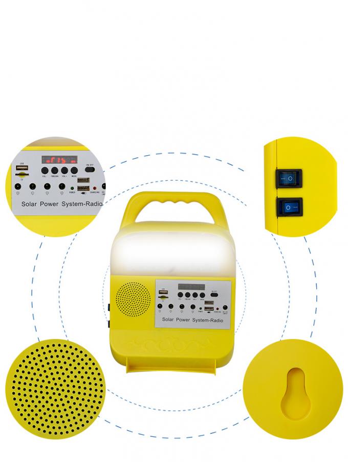 Chargeable Portable LED Solar Energy Small System Reading Entertainment Lighting Multifunctional Lamps
