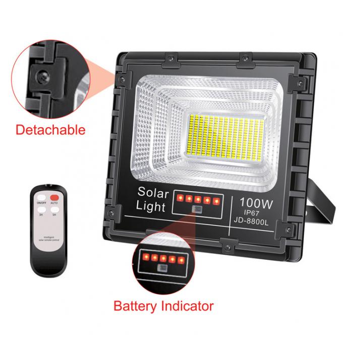 Outdoor 100W Solar Lamp Security LED Solar Flood Light for Garden Street Light Solar Powered