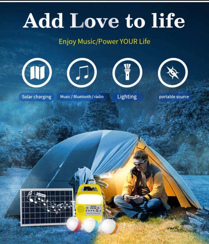 Solar Power Lighting Blackout Emergency Night Market Stall Fishing Friends Night Fishing Car Maintenance Remote Control Lamp
