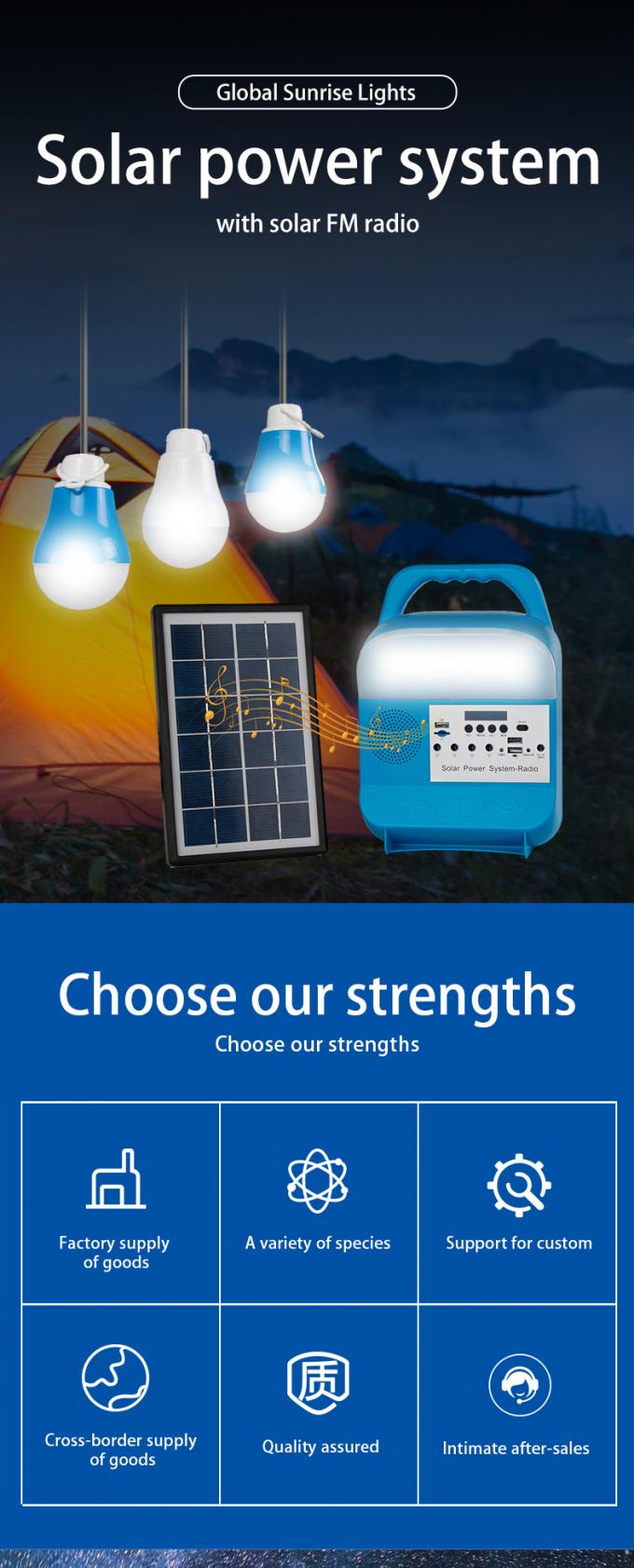 Solar LED Lighting Equipment Multi-Purpose Solar Car Lighting Mountain Solar Household Lighting