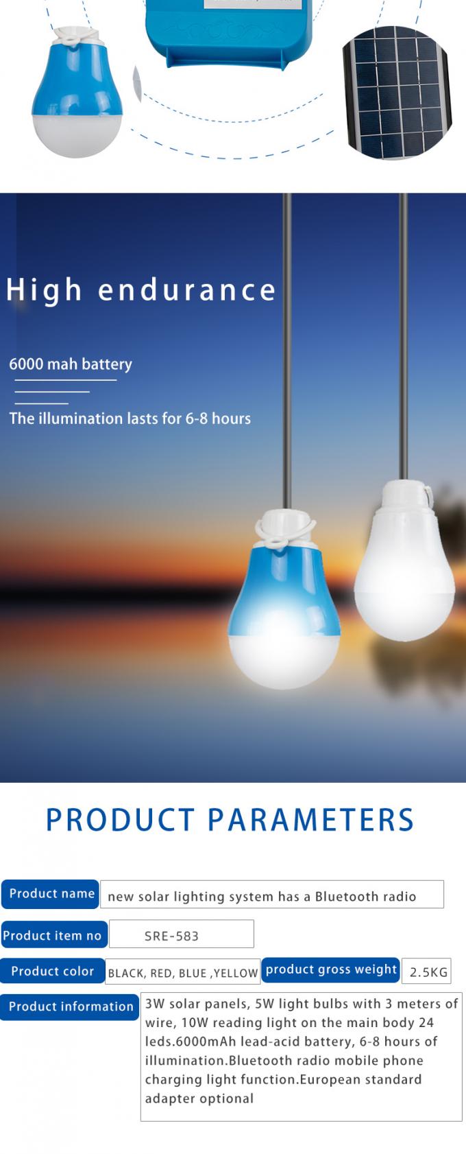 Solar LED Lighting Equipment Multi-Purpose Solar Car Lighting Mountain Solar Household Lighting