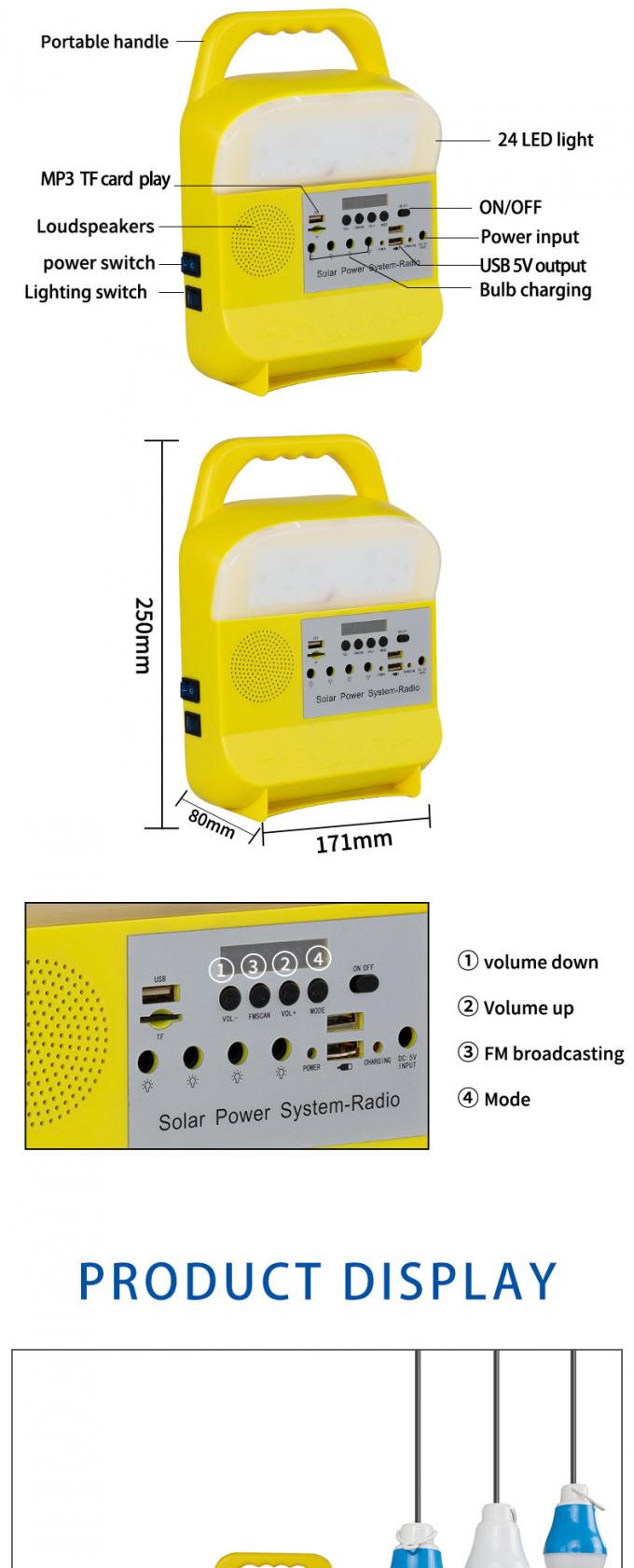 Solar LED Lighting Equipment Multi-Purpose Solar Car Lighting Mountain Solar Household Lighting