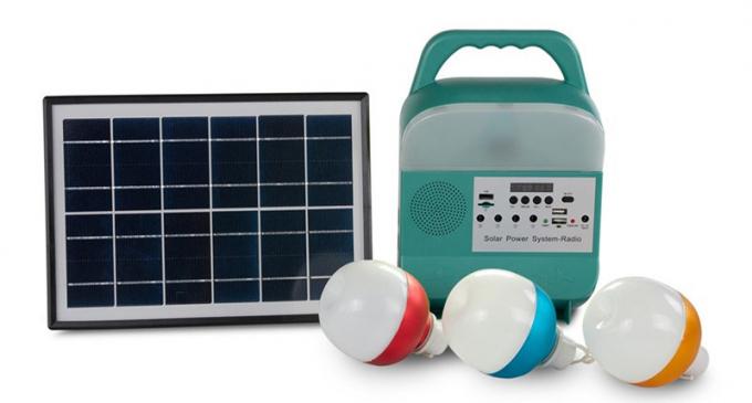 Outdoor Portable Portable Multi-Function Solar Power Generation System Headlight with Rechargeable Audio Bluetooth Radio