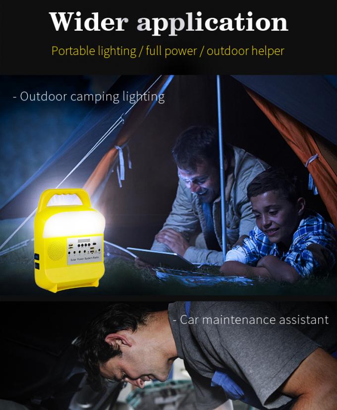 China Factory Product 5V Home Lighting Kit Power System Radio 3W 5W 10W Solar Light